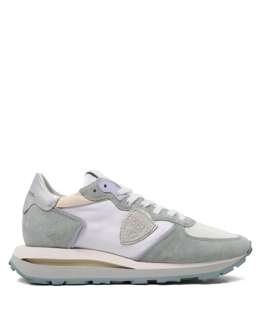 Philippe Model Tropez Haute スエードパネル スニーカー White