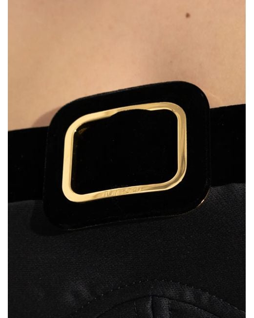 Tom Ford Black Schulterfreies Minikleid