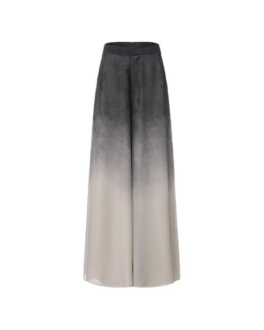 Elwood Gray Ombré Tie-Dye Palazzo Pants