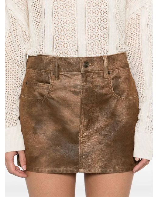 Minifalda Kimmy Isabel Marant de color Brown