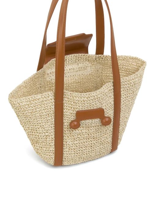 Borsa Tote Trunkaroo di Marni in White
