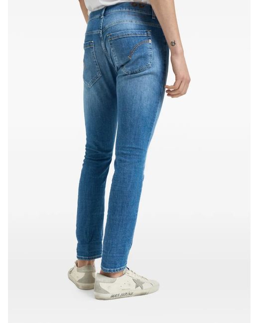 Dondup Blue George Skinny Jeans for men