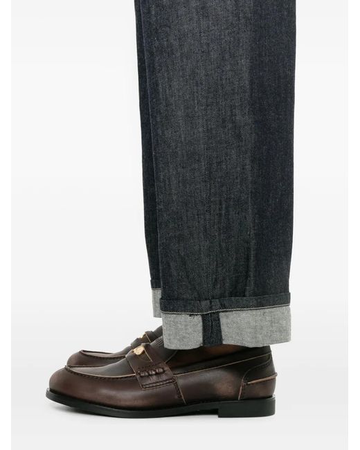 Max Mara Gray Denim Cotton Jeans