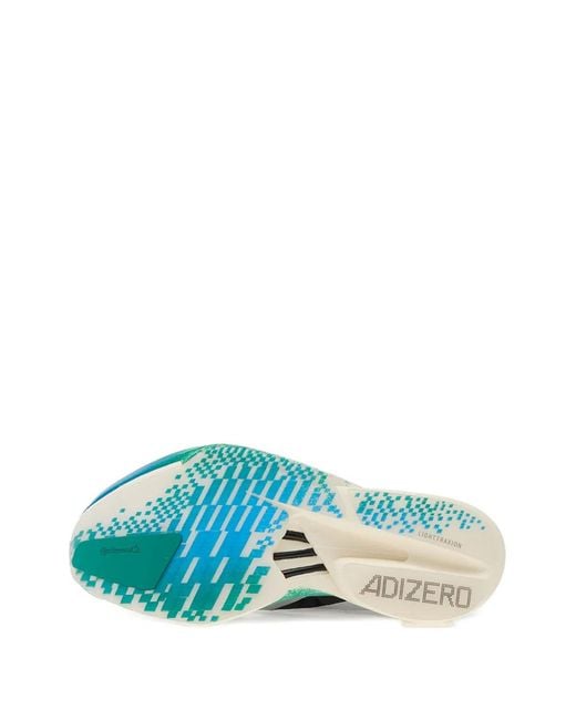 Adidas Green Adios Pro 4 Stripe Sneakers for men