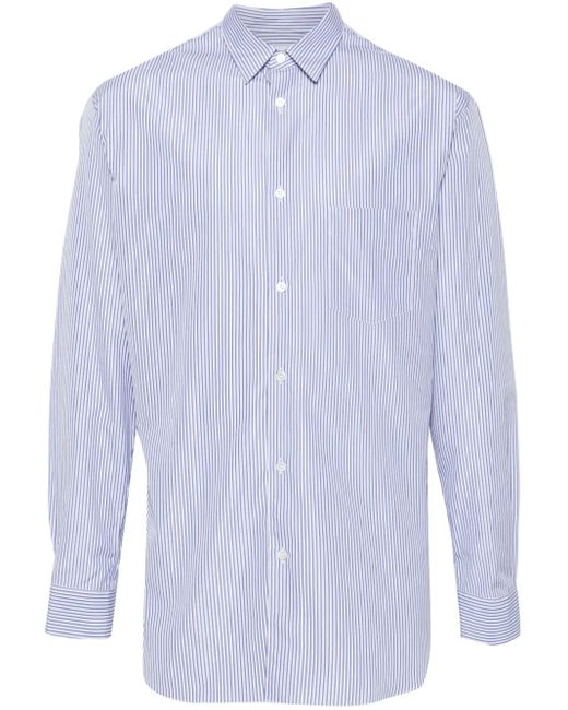 Comme des Garçons Blue Patch-Detail Shirt for men