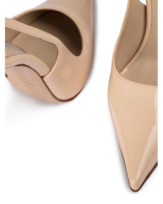 Le Silla White Bella Slingback Pumps