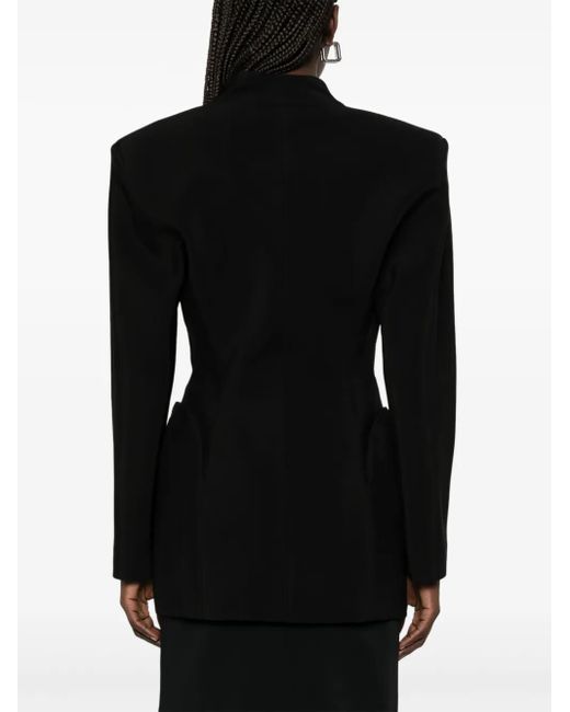 Blazer À Taille Cintrée Mugler en coloris Black