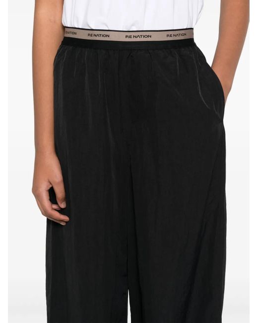 P.E Nation Black Avant Track Trousers