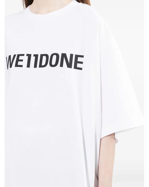 we11done White Logo T-Shirt