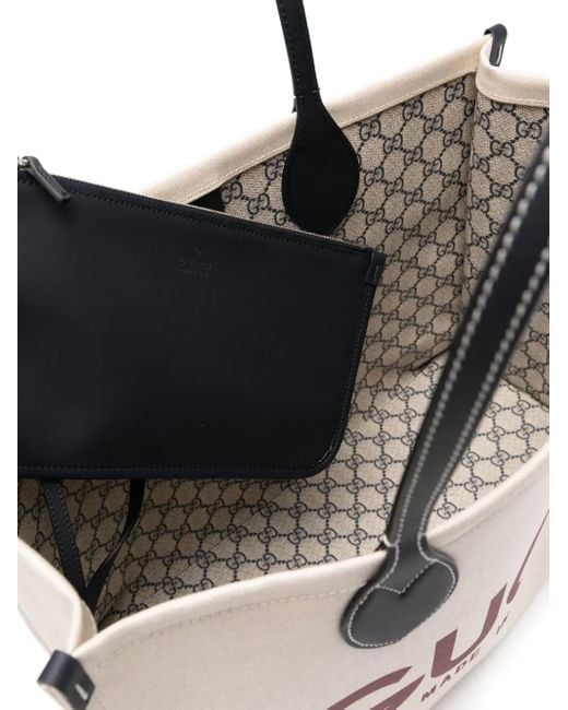 Gucci Pink Medium -Print Tote Bag
