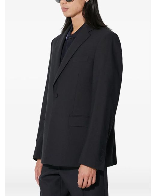 424 Black Single-Button Blazer for men