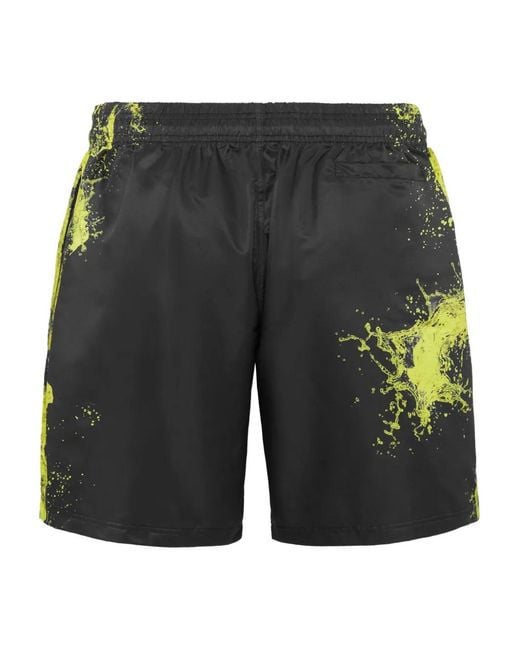 Philipp Plein Gray Swim Splash Shorts for men