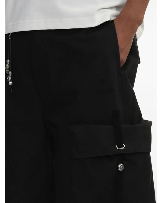 A Bathing Ape Black Cargo Trousers for men