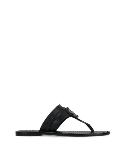 Ba&sh Black Tcor Flat Sandals