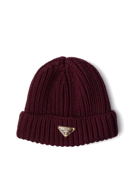 Prada Red Klassische Beanie