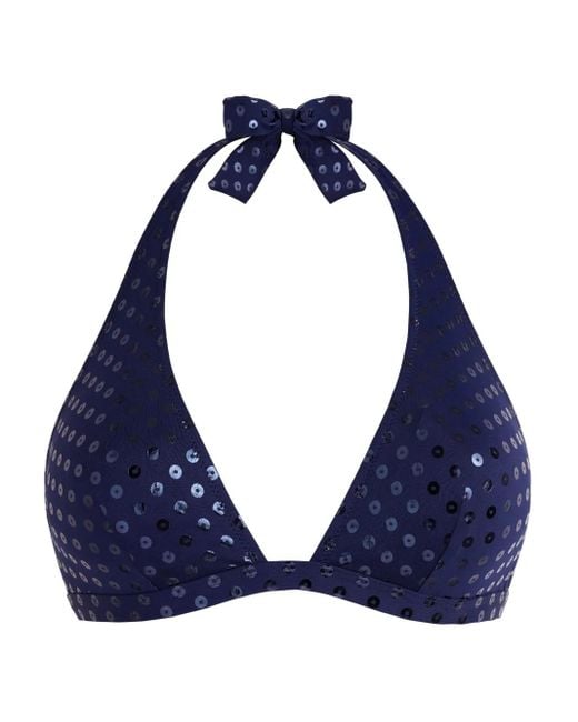Haut De Bikini Relief Sparkling Vilebrequin en coloris Blue