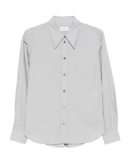 Lemaire Button-Down Blouse in het Gray