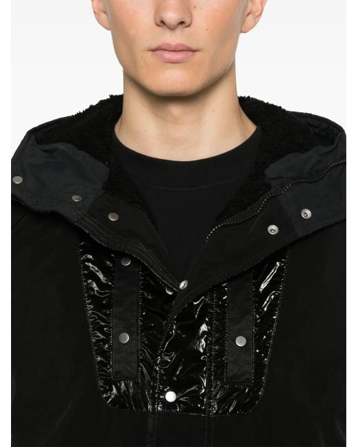 Stone Island Black Panama-Weave Jacket for men