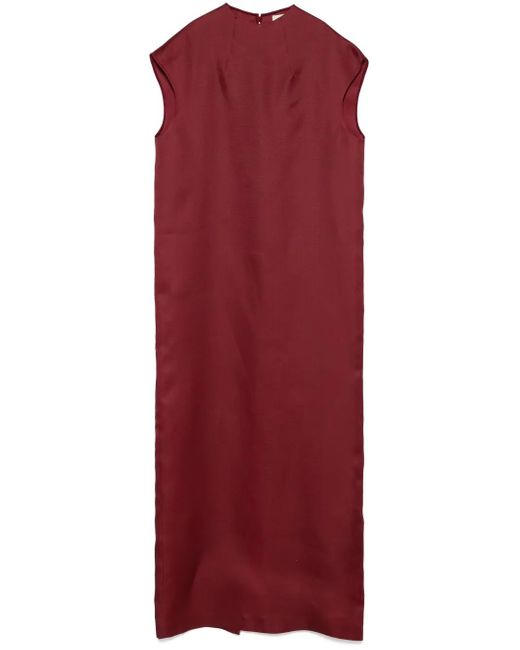 Khaite Red Lohan Maxi Dress
