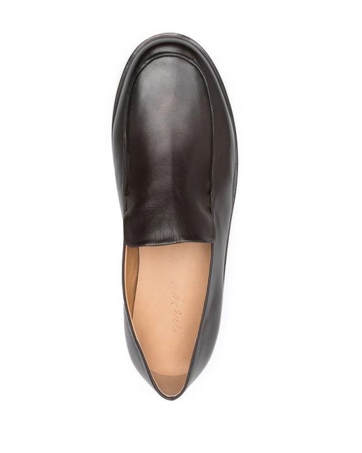 Marsèll Gray Leather Slip-On Loafers for men