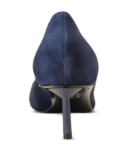 Le Silla Blue Vivienne Pointed-Toe Pumps