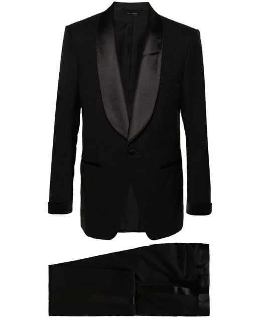 メンズ Tom Ford シングルブレスト ディナースーツ Black