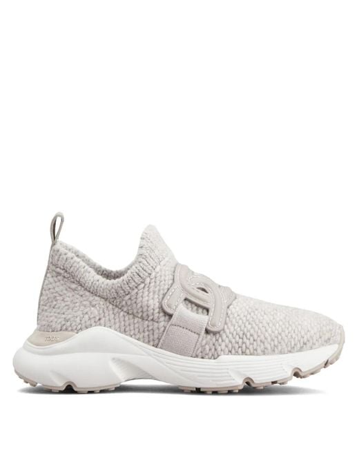 Tod's Kate ニット スリッポンスニーカー White