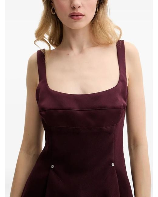 Stine Goya Purple Peplum-Waist Top