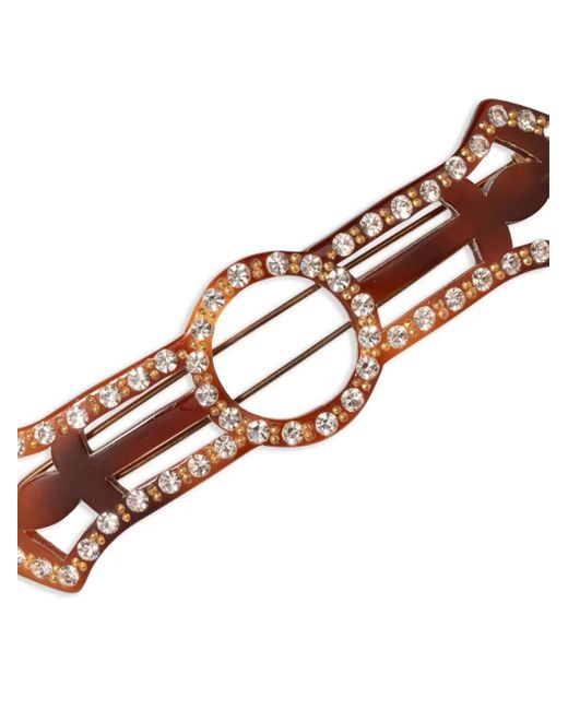 Jennifer Behr Brown Magdaleine Hair Clip