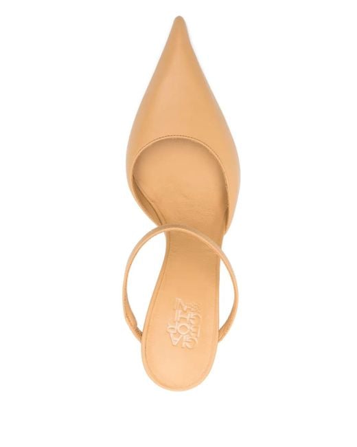 Gia Borghini Natural The Point Mules 100Mm