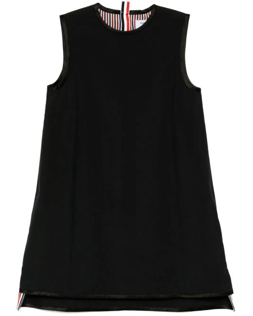 Thom Browne Black A-Line Shift Dress