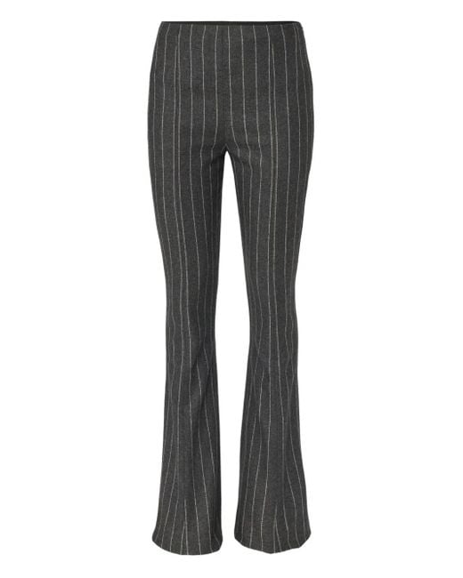 Carolina Herrera ストライプ パンツ Gray