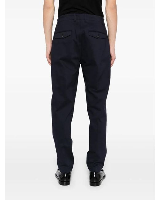 Eleventy Blue Tapered Trousers for men