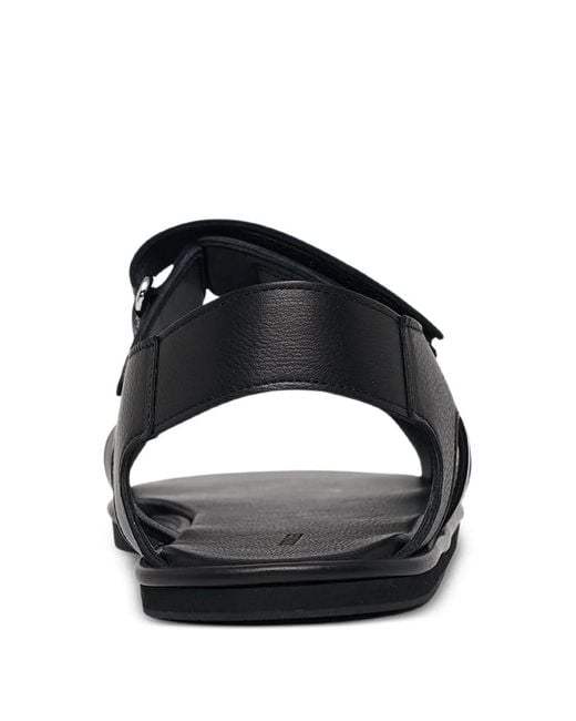 靴 AURALEE LEATHER STRAP SANDAL AURALEE Double-Touch-Strap Leather Sandals in White for Men | Lyst