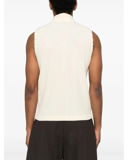 Homme Plissé Issey Miyake Natural Plissé-Effect Vest for men