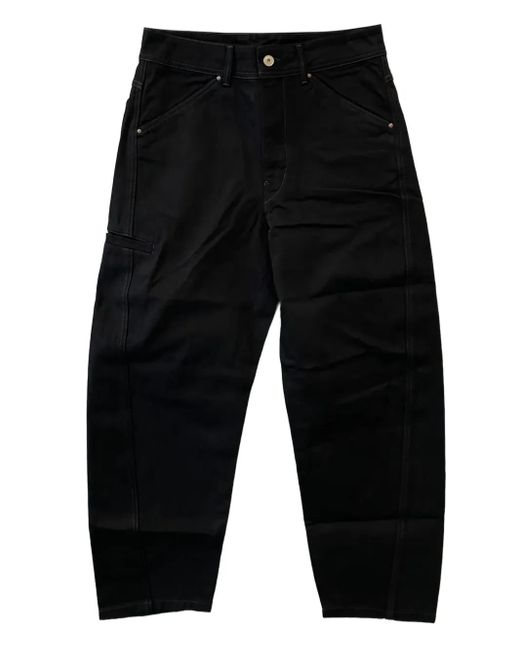 メンズ Lemaire Twisted Workwear テーパードパンツ Black