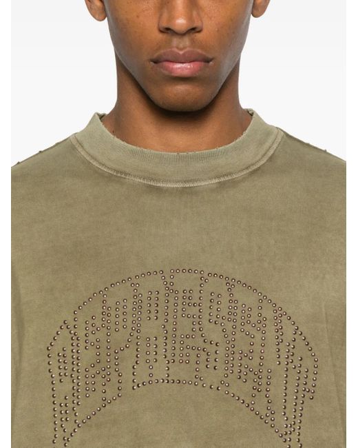 Represent T-Shirt Met Logo Van Studs in het Green voor heren