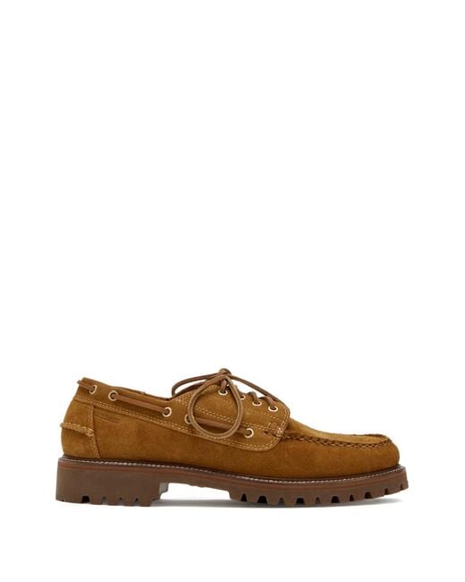 G.H. Bass & Co. Men's Brown Laced Moccasin Shoes - buitengewoonvitaal.nl
