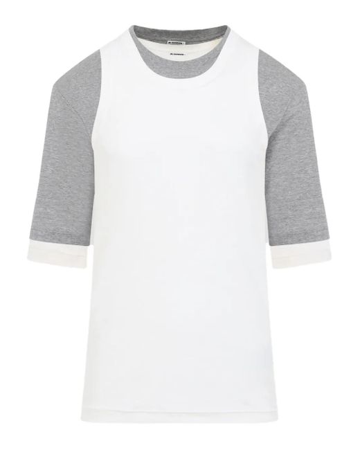 Jil Sander White Kit Ss T-Shirt for men