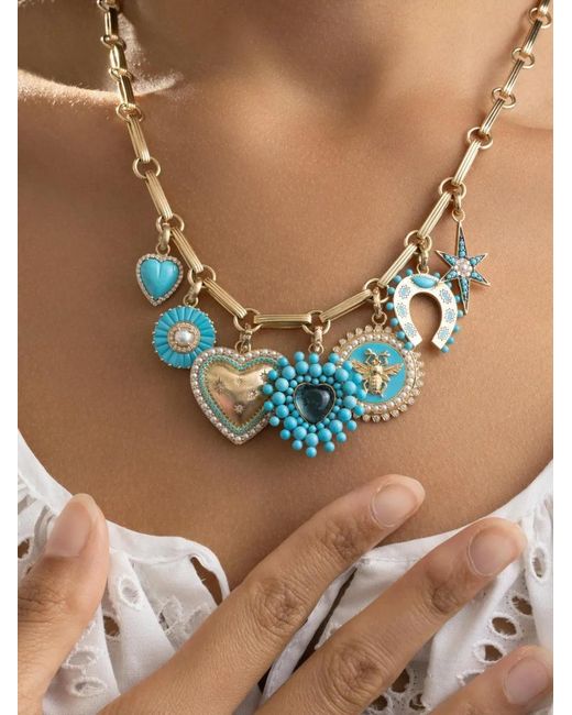 Storrow Jewelry White Stella And Pearl Charm