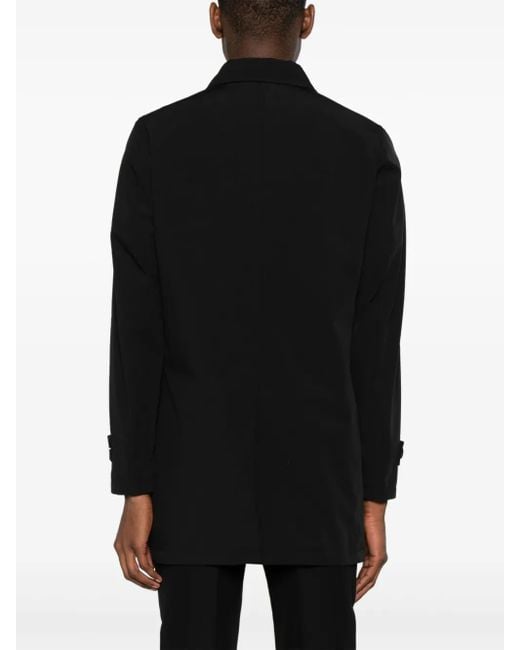 Moorer Black Vittor-Kn Button-Up Jacket for men