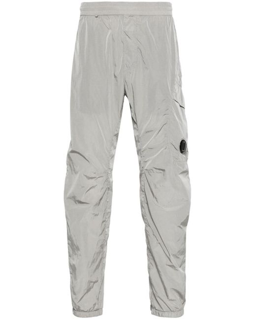 C P Company Gray Lens-detail Track Pants for men