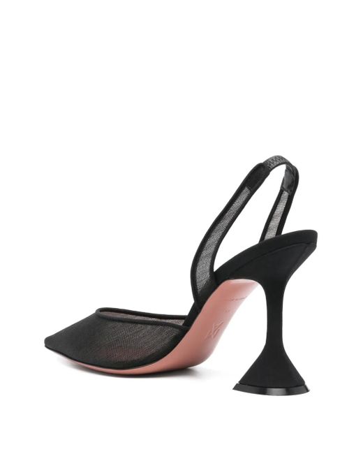 AMINA MUADDI Black Holli Slingback Pumps