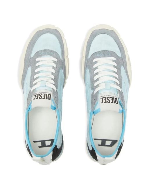 DIESEL Blue S-Pagodha Low Sneakers for men
