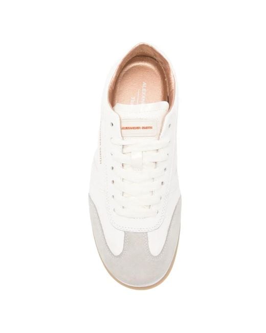 Alexander Smith White Leather Sneakers