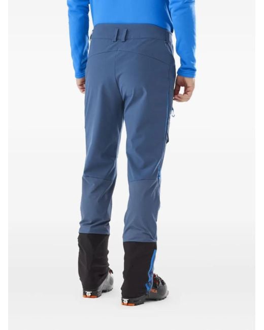 Pascal Millet Blue Logo-Print Trousers
