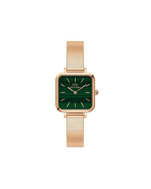 Daniel Wellington Green Metallic Quadro Studio Watch