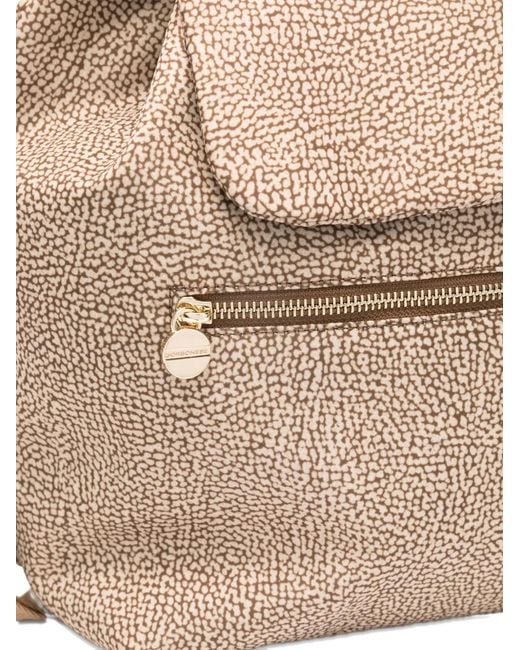 Borbonese Natural Medium Eco Backpack