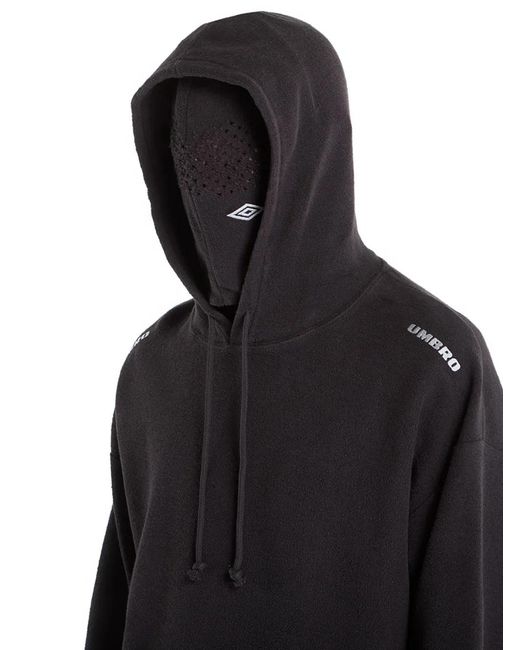 Umbro Black Drawstring Hoodie for men
