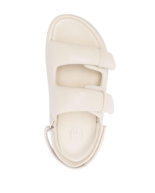 Ash White Vinci Leather Sandals